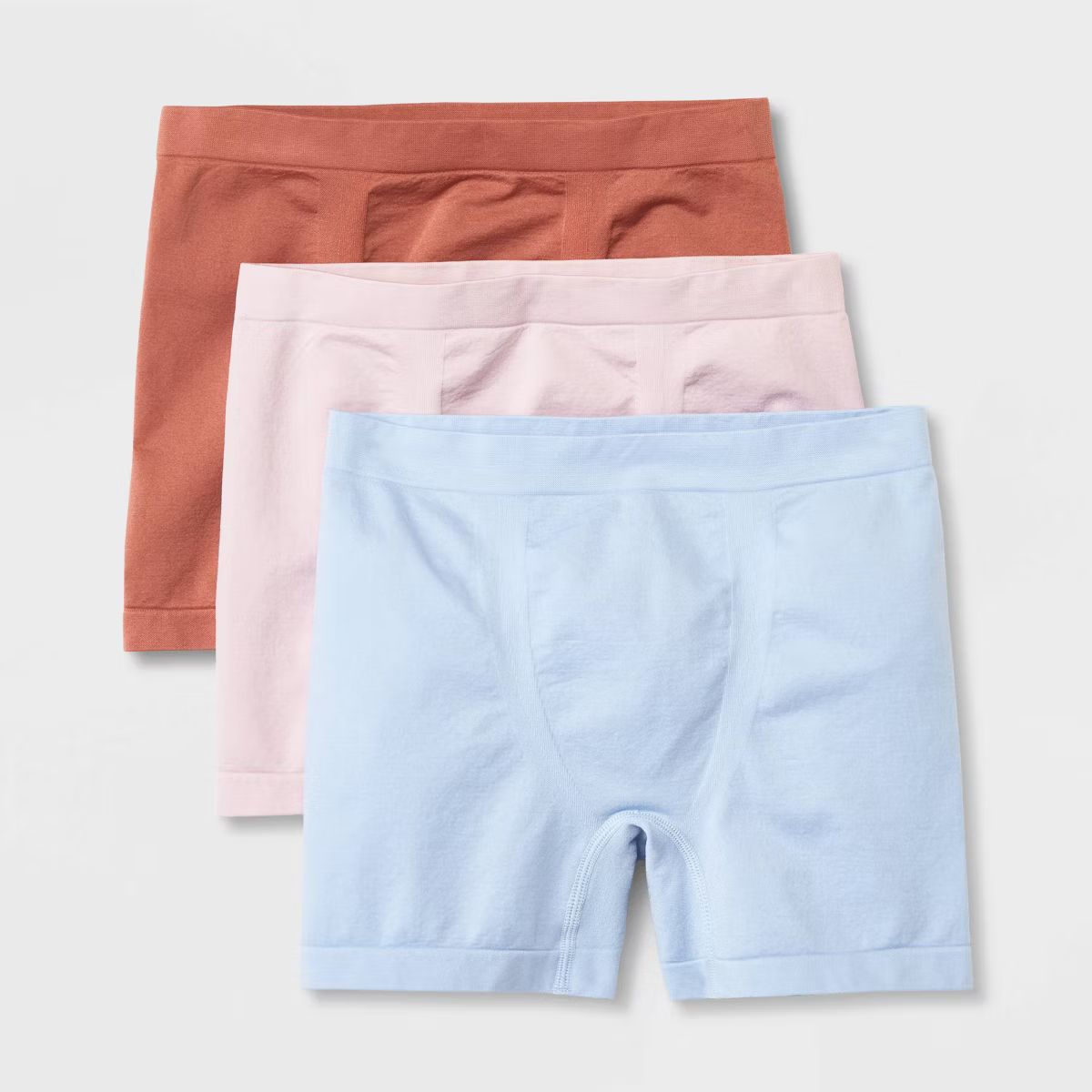 Kids' 3pk Seamless Boxer Shorts - art class™ Blue/Pink/Blush Pink | Target