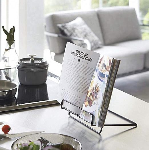 Recipe Book Stand Foldable Cookbook Stands Holders for Kitchen Counter,Portable Book Holder Stand... | Amazon (US)