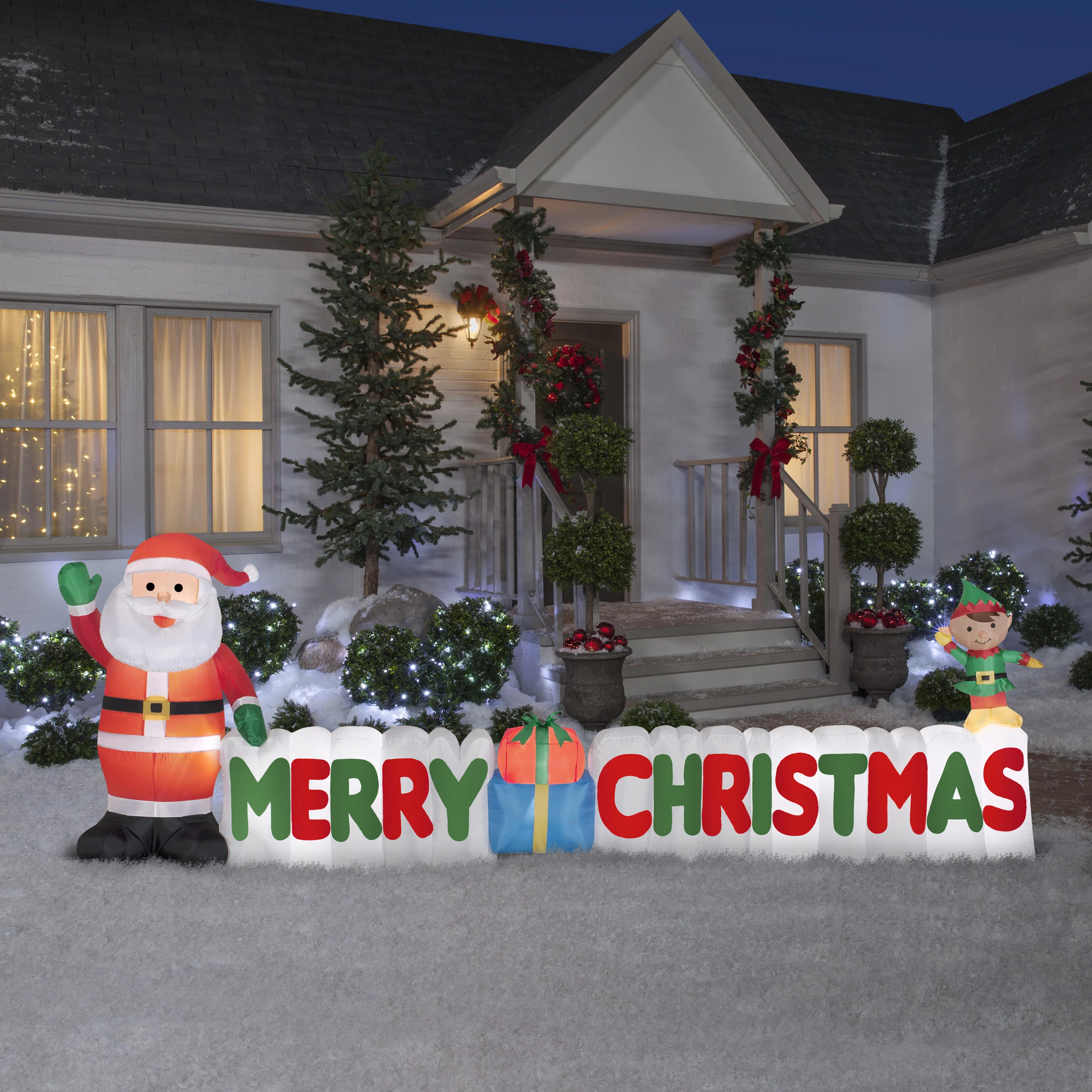 12 Ft. Inflatable Merry Christmas Sign | Wayfair North America