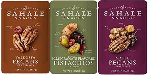 Sahale Snacks Glazed Nut Blends 3 Flavor Variety Bundle: (1) Sahale Snacks Maple Pecans With Waln... | Amazon (US)