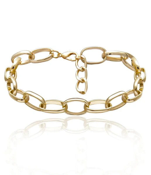 Gold Link Chain Necklace | Ooh La Luxe