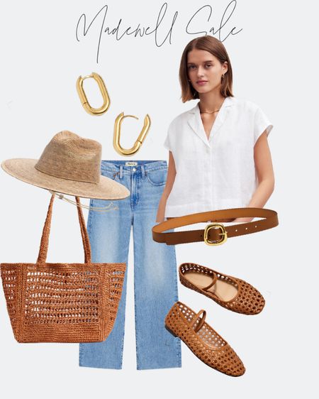 There’s an LT exclusive sale at Madewell. Here are my favorite finds for spring.

A great basic white button-down, a classic brown belt, spring shoes, a packable beach tote, sun hat, and gold accessories.

#SpringOutfit #SummerOutfit #Jeans #SpringBags #SpringShoes 

#LTKItBag #LTKShoeCrush #LTKxMadewell