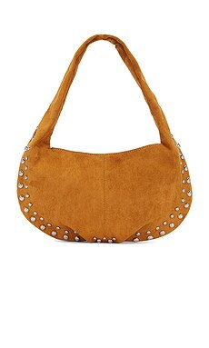 8 Other Reasons Studded Suede Shoulder Bag in Beige from Revolve.com | Revolve Clothing (Global)