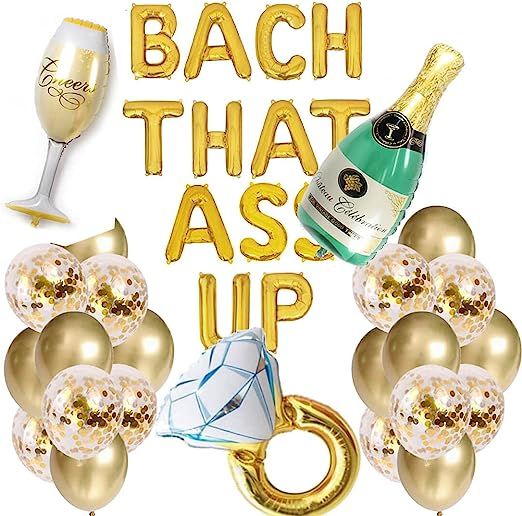 HEETON Bachelorette Party Bach That Balloon Banner Brunch Bridal Shower Party Decorations Nash Ba... | Amazon (US)