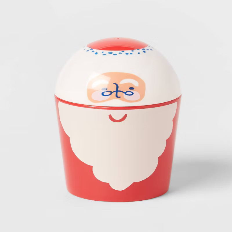 10oz Plastic Santa Snack Cup Red - Wondershop™ | Target