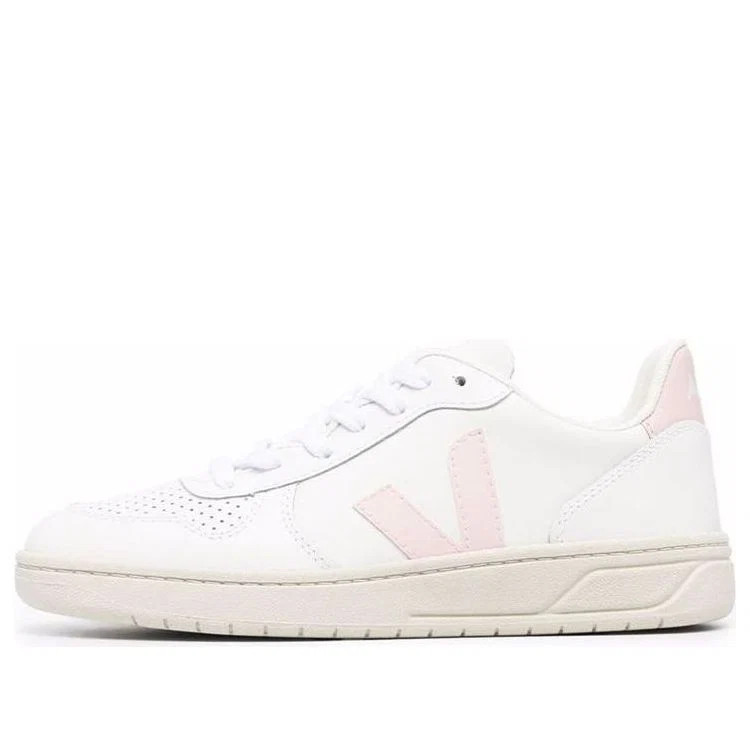 Veja V-10 Lace-up 'White Beige Pink' | KICKS CREW
