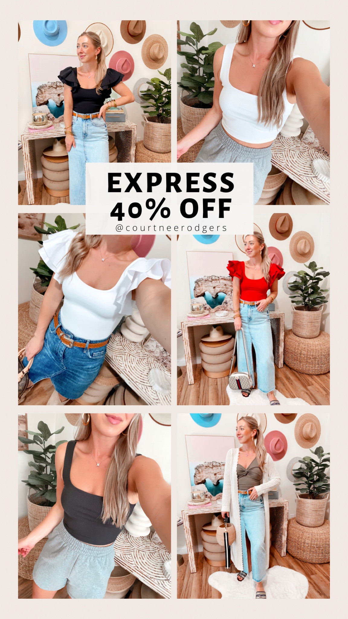Express 40% off 🩷
Size small in everything!

Express, Fourth of July sales, Tops, tanks, best seller 

#LTKsalealert #LTKunder100 #LTKstyletip