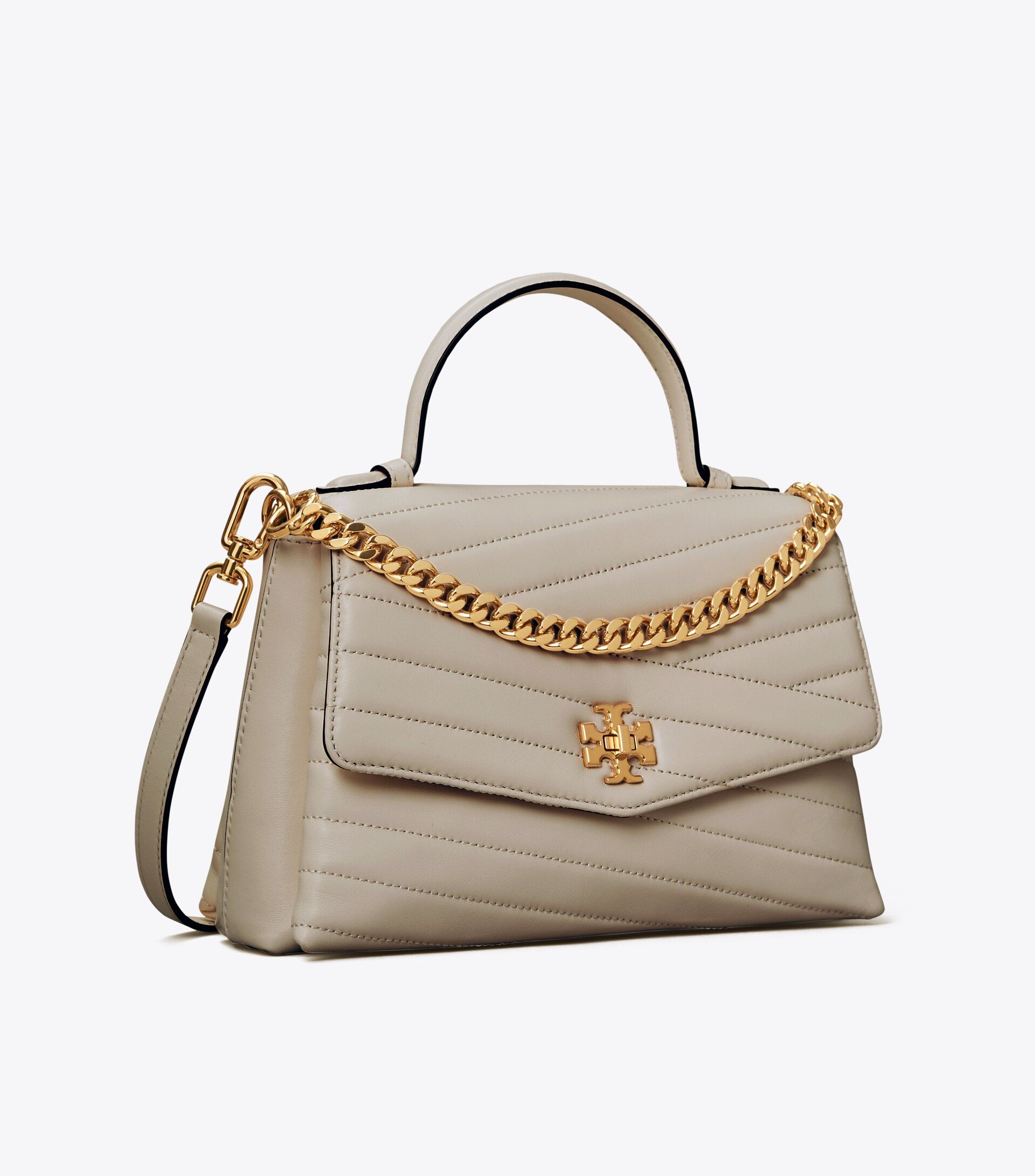 Kira Chevron Top-Handle Satchel | Tory Burch (US)