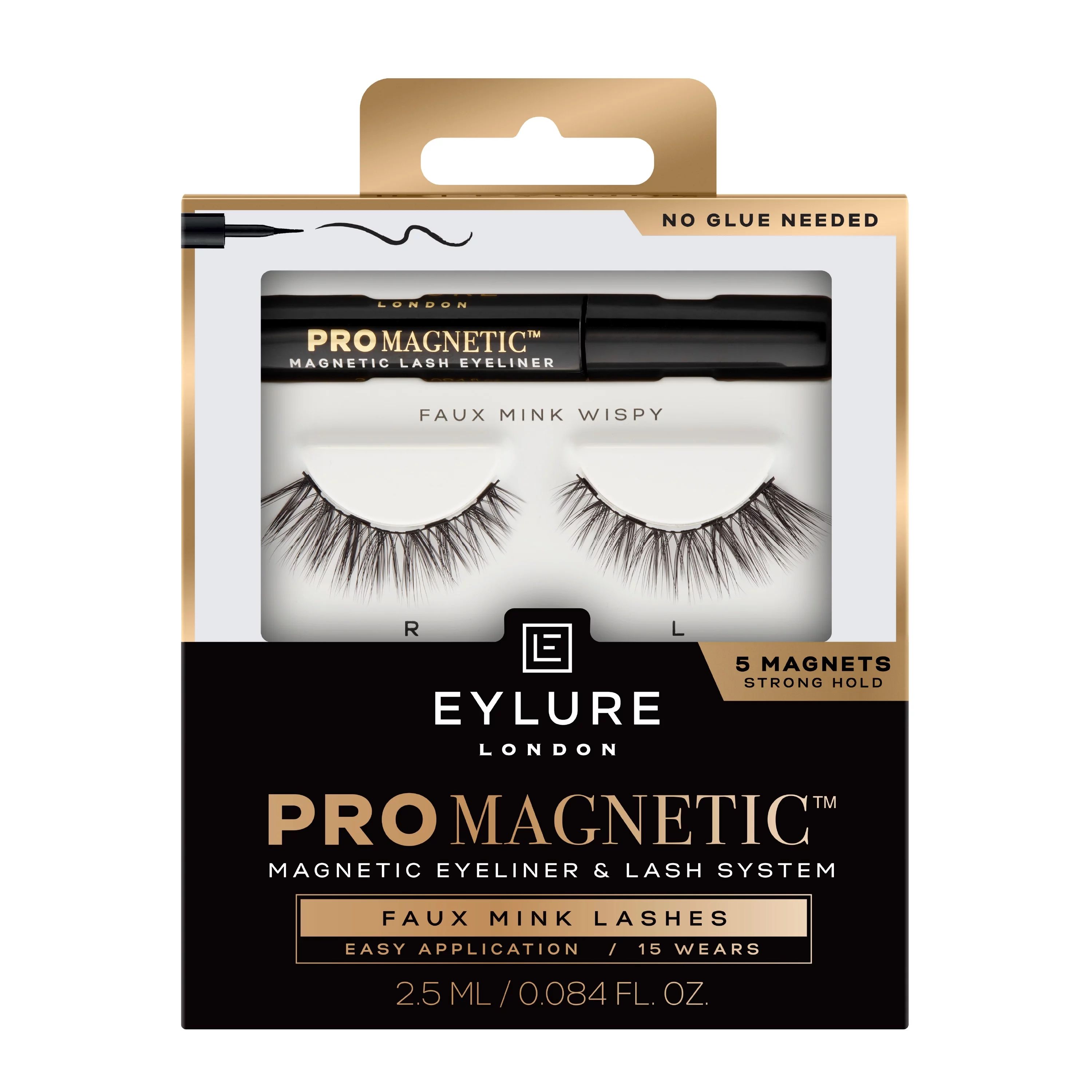 Eylure Promagnetic Eyeliner & Faux Mink Wispy Eyelash System | Walmart (US)