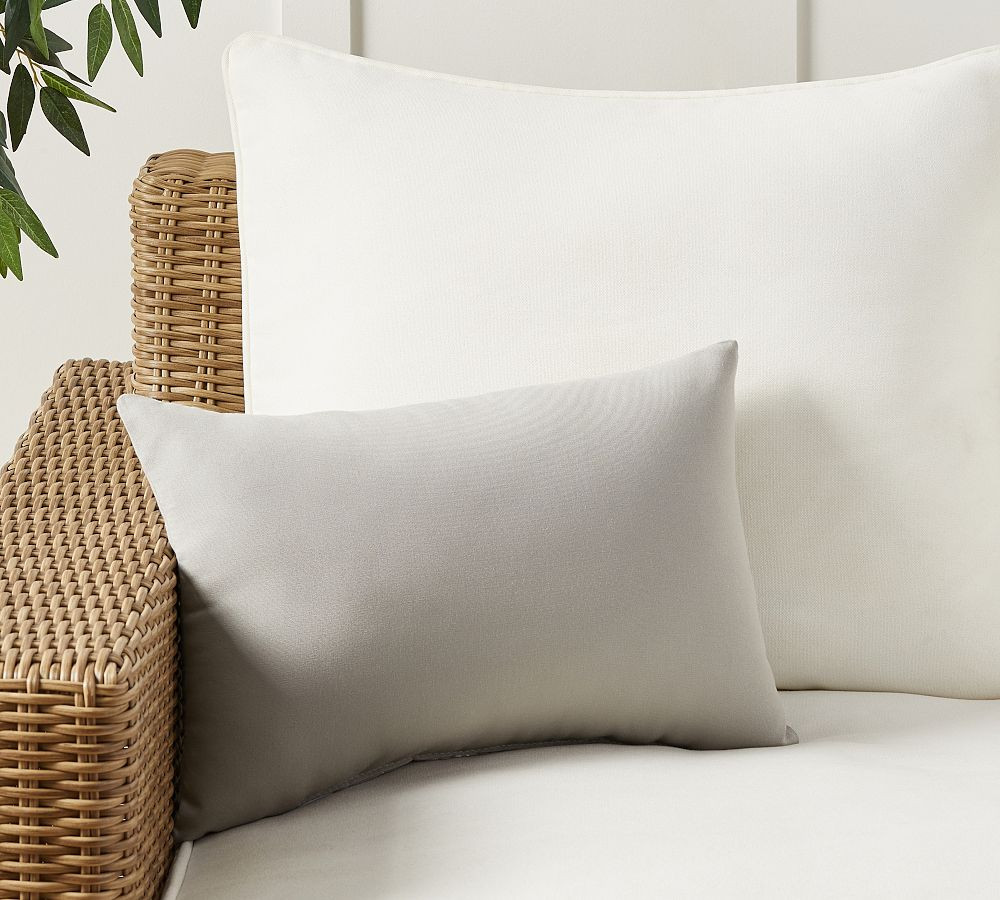 Sunbrella® Solid Outdoor Pillow | Pottery Barn (US)