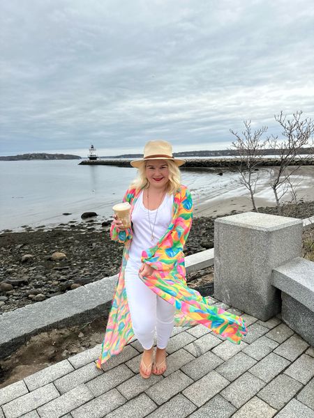 Friyay May Favorites: this Kaleidoscope print duster from Pink Lily is such a great colorful find and on repeat for the summer! 

#LTKStyleTip #LTKFindsUnder50 #LTKFindsUnder100