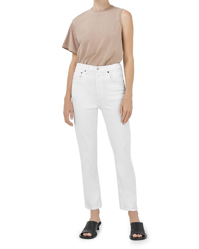AGOLDE Riley High Rise Cotton Straight Jeans  Back to Results -  Women - Bloomingdale's | Bloomingdale's (US)