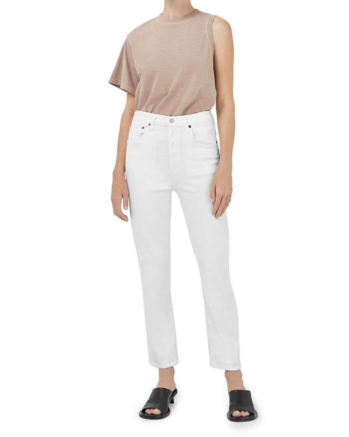 AGOLDE Riley High Rise Cotton Straight Jeans  Back to Results -  Women - Bloomingdale's | Bloomingdale's (US)