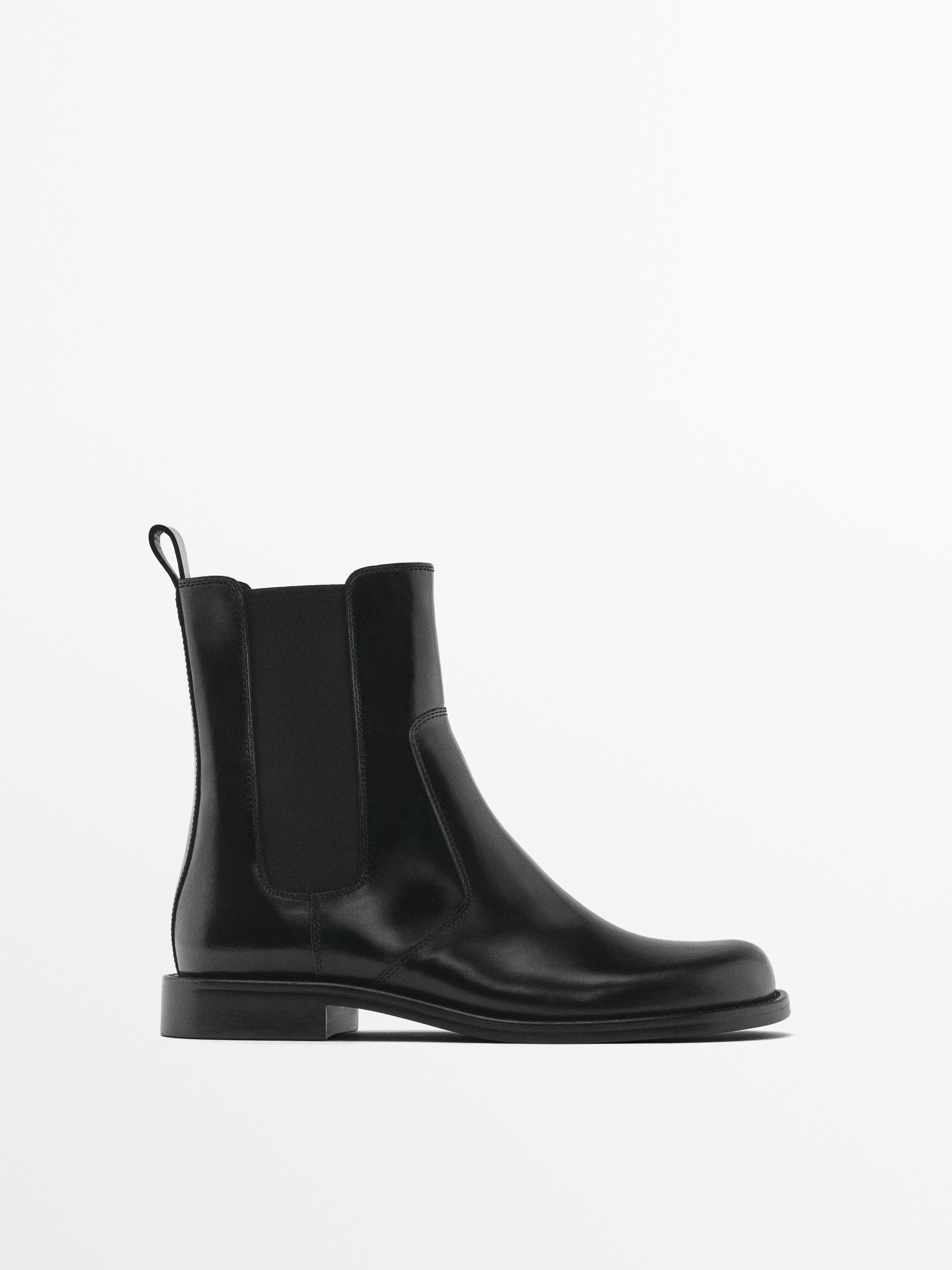 Flat Chelsea boots | Massimo Dutti US