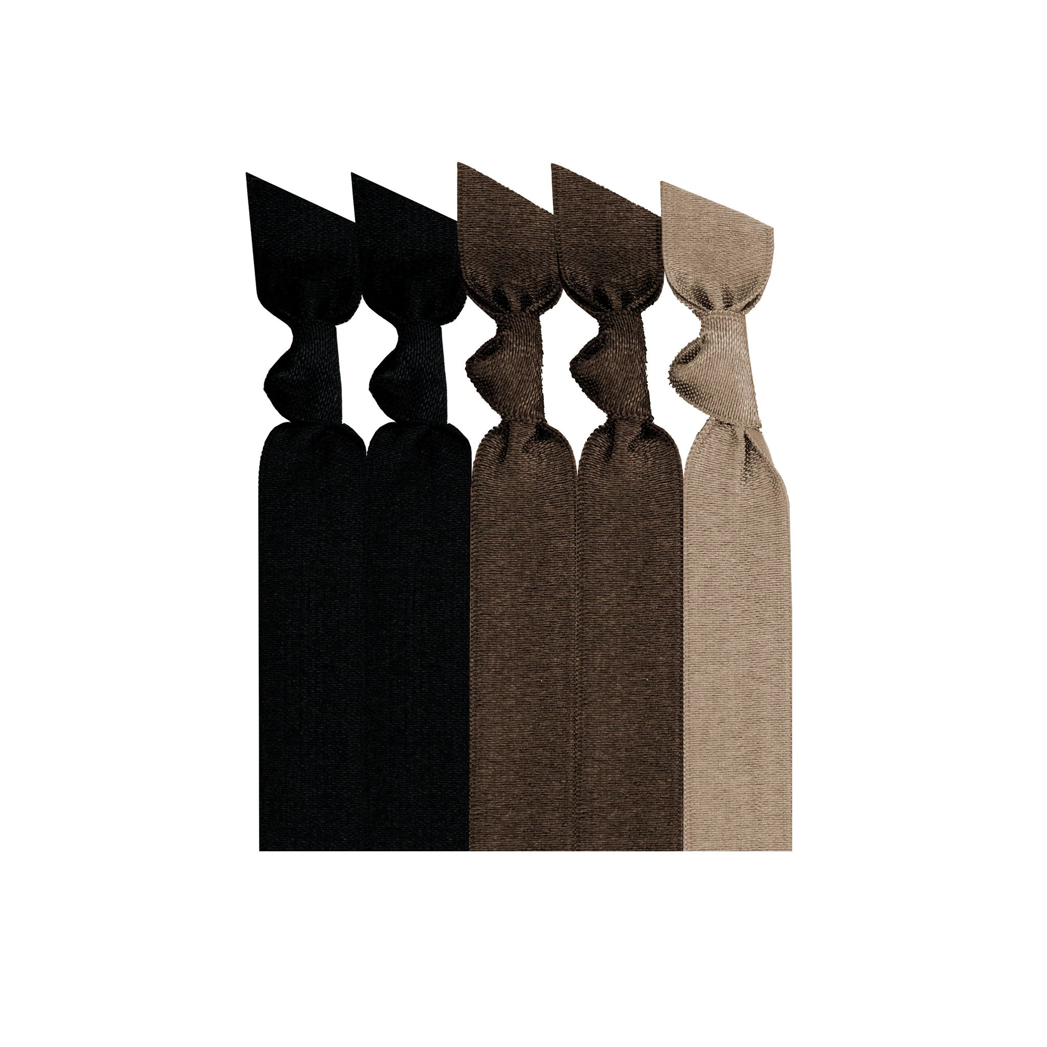 Fudge Knotted Hair Ties 5-Pack | Emi Jay