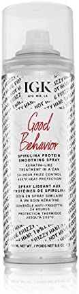 IGK GOOD BEHAVIOR Spirulina Protein Smoothing Spray | Amazon (US)
