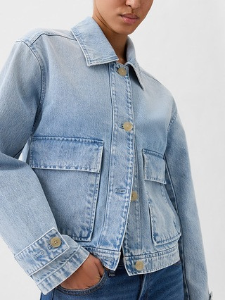 Denim Utility Shirt Jacket | Gap (CA)