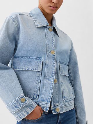 Denim Utility Shirt Jacket | Gap (CA)