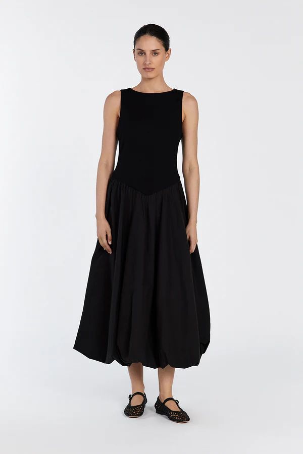 JAMES BLACK BUBBLE MIDI DRESS | DISSH