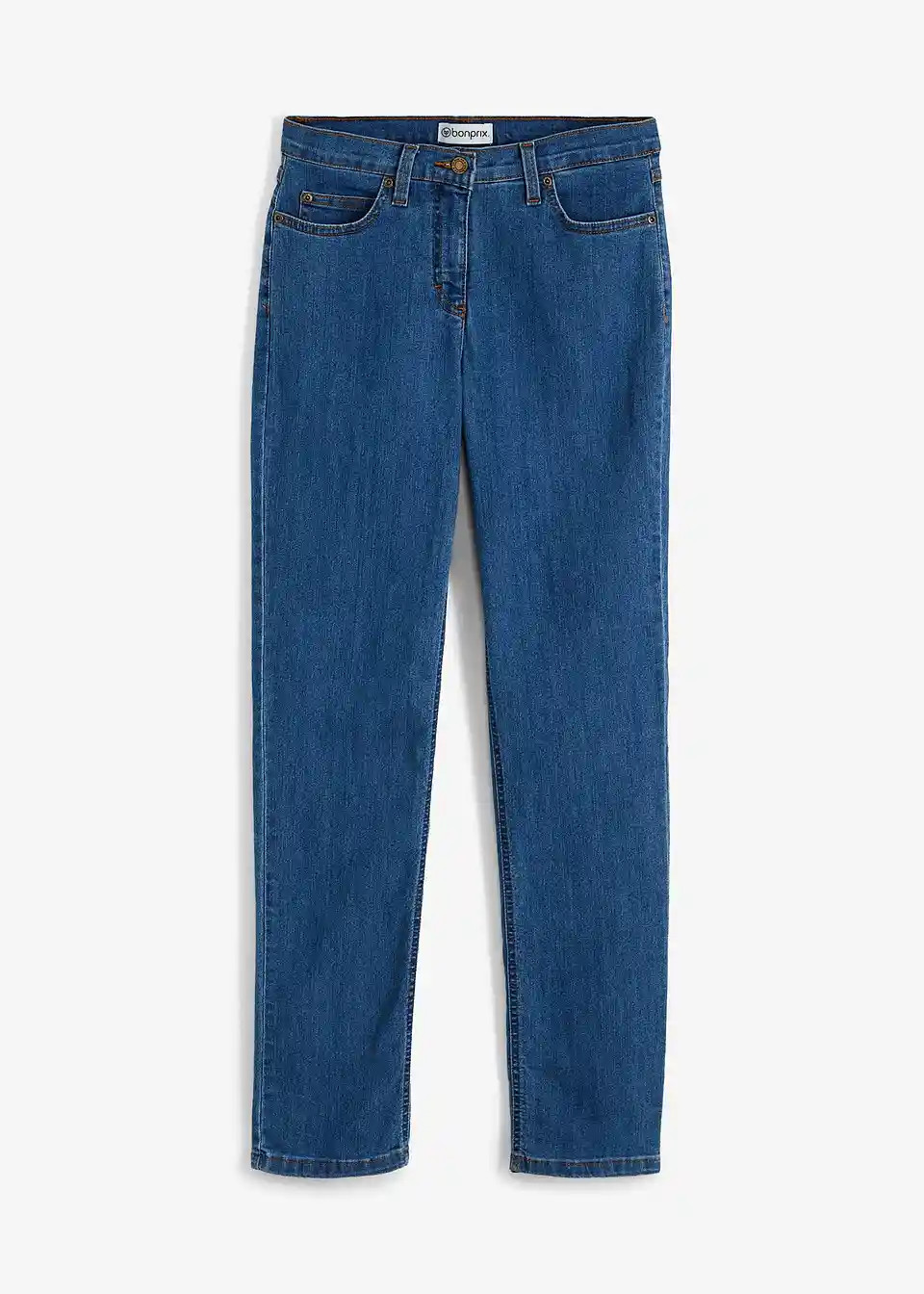 Klassische 5-Pocket-Basic-Straight-Jeans mit Stretchanteil | Bonprix DE