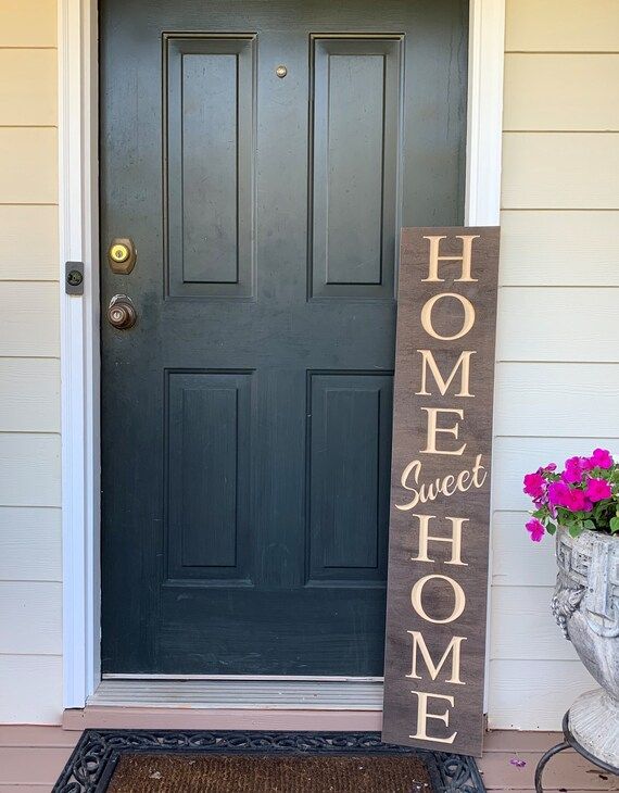 Wooden Welcome Sign - Home Sweet Home | Etsy (US)