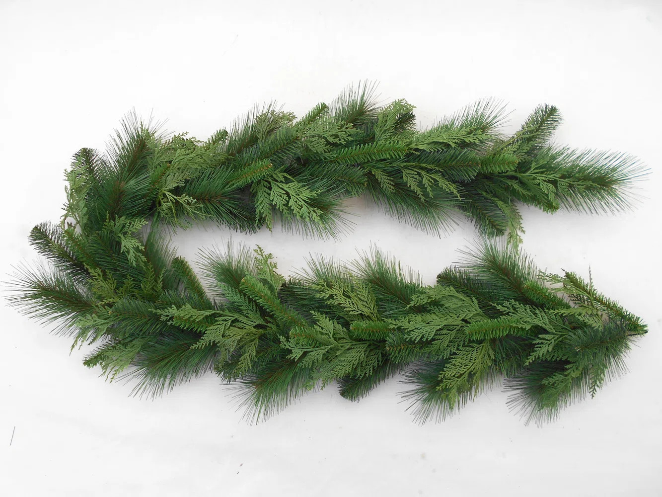 Helayna Artificial Pine Cedar Garland with UV Protection | Wayfair North America