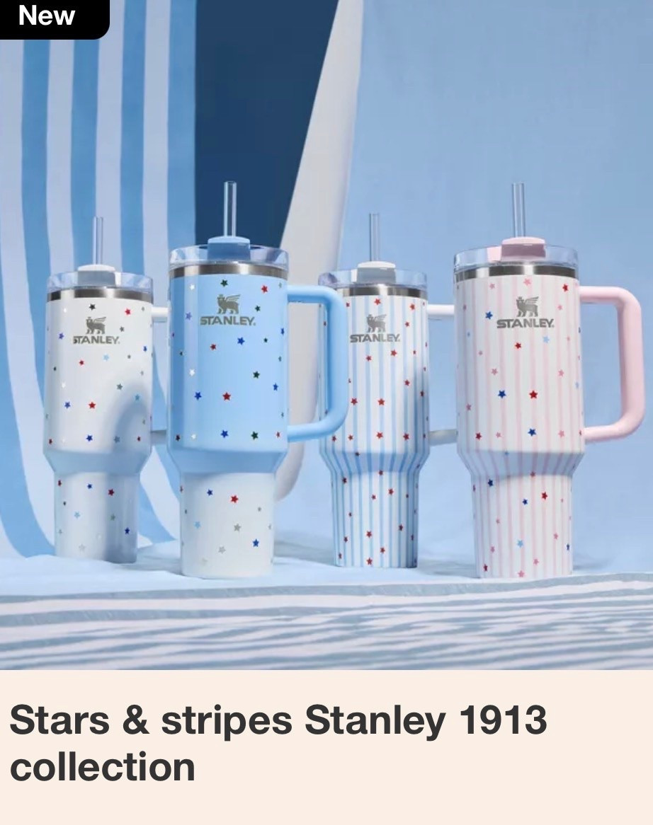 NEW Stanley Stars & Stripes collection. Tap the product below to shop the collection!

#LTKmomlife #LTKSeasonal #LTKHome