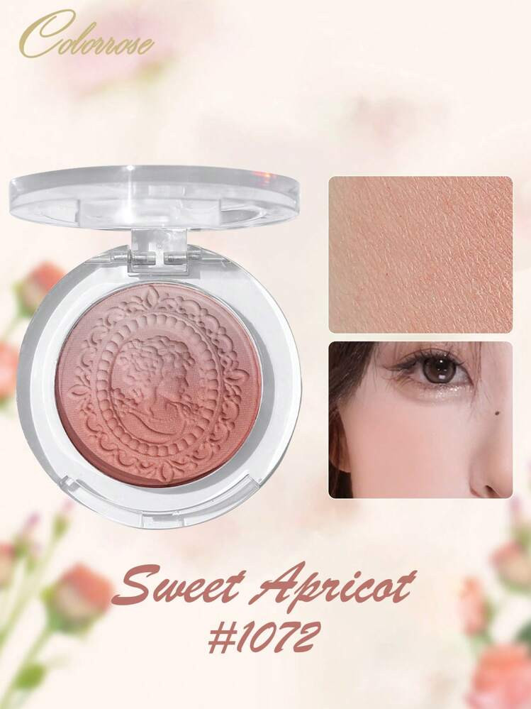 COLORROSE Gradient Blush, Flash Glow Cheeks Powder Blush, Highly Pigmented, Blendable,Bright Shimmer Face Blush, Light, Smooth, Highlighter And Eyeshadow All In One, Facial Beauty Cosmetic Makeup | SHEIN