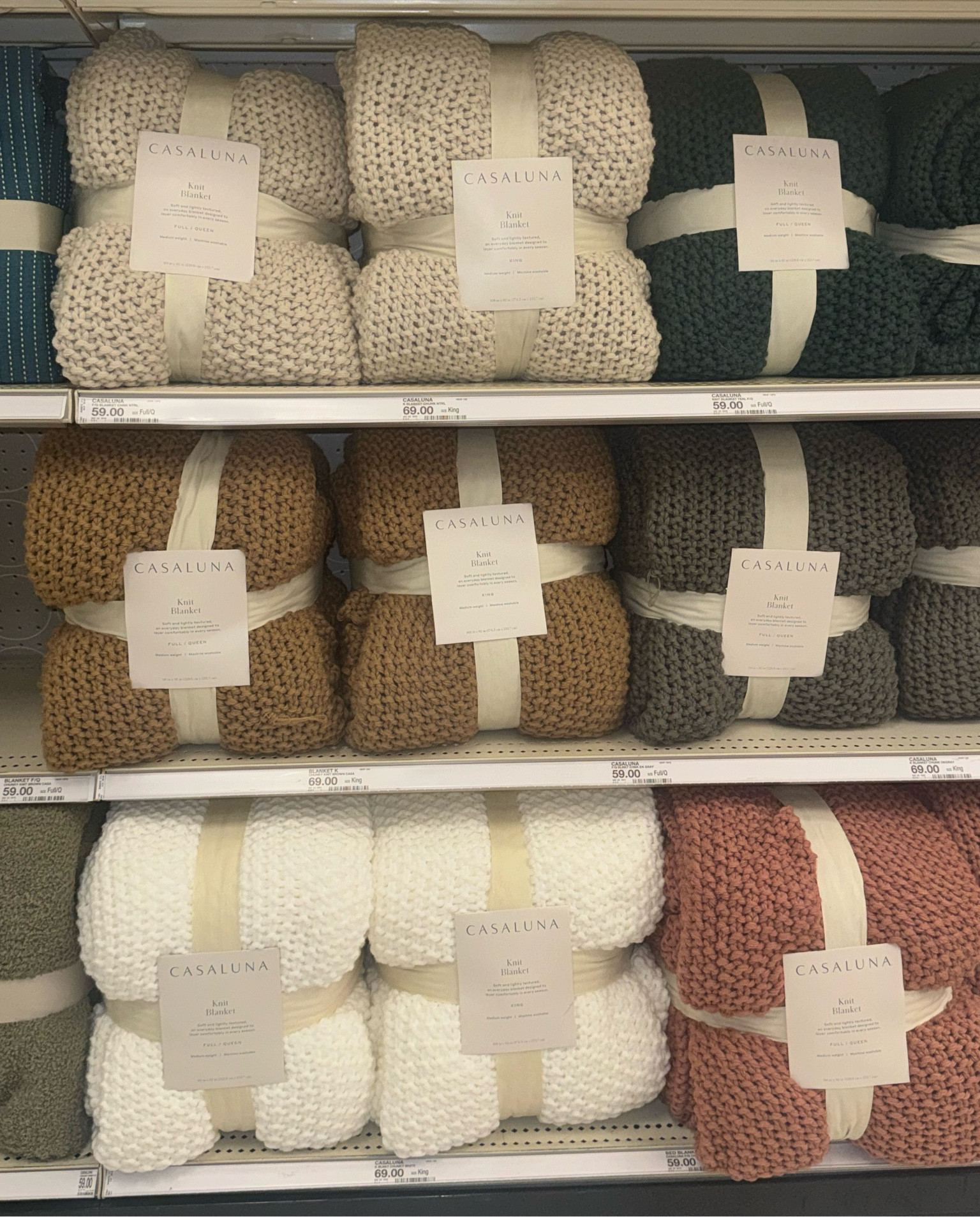 Chunky knit bed blanket from Target comes in a ton of colors ✨ super cozy and perfect for Fall/Winter! 

#LTKFindsUnder100 #LTKHome