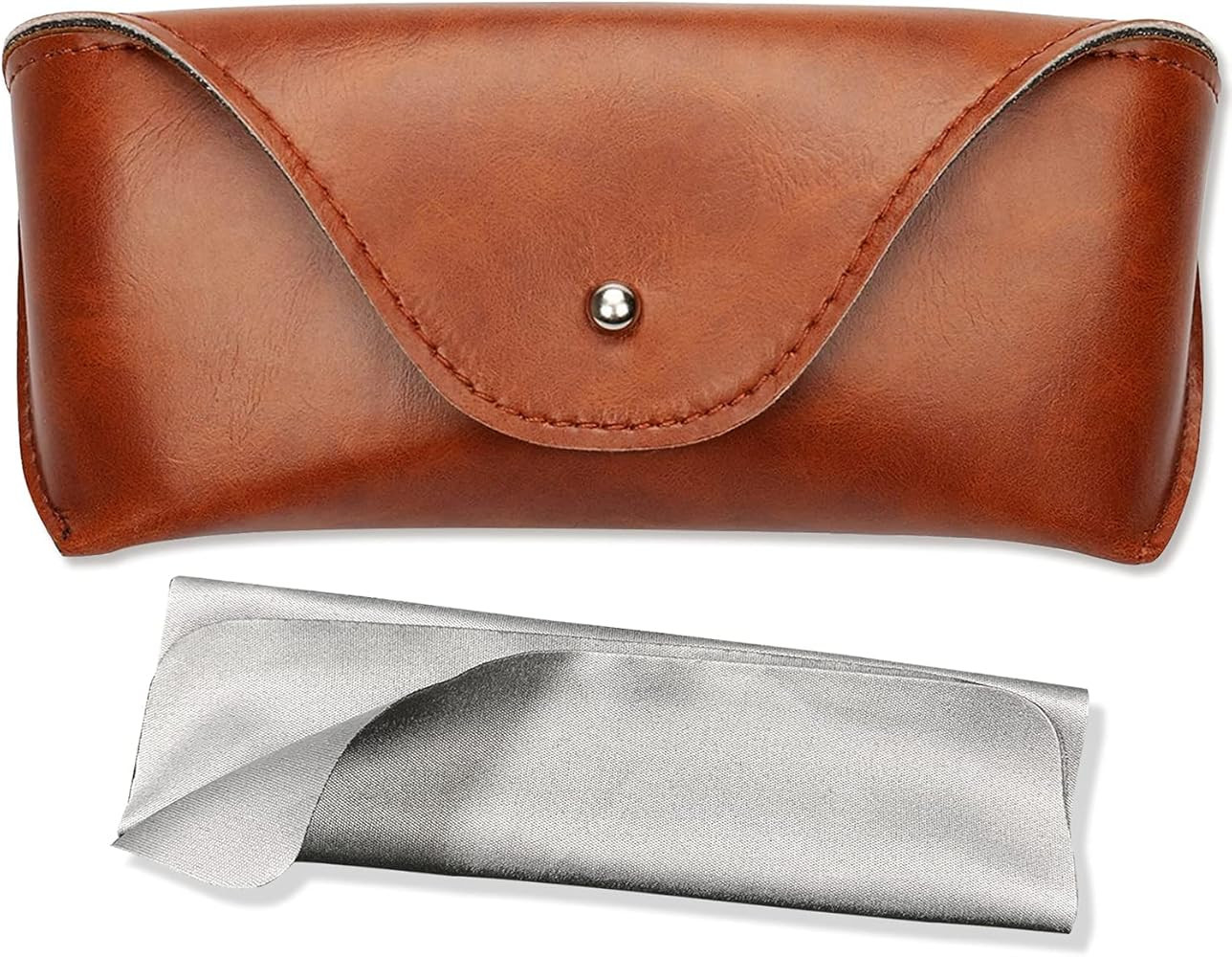 LogHog Portable Leather Glasses Case,Flexible Sunglasses Pouch Slim Case for Women Men Horizontal... | Amazon (US)