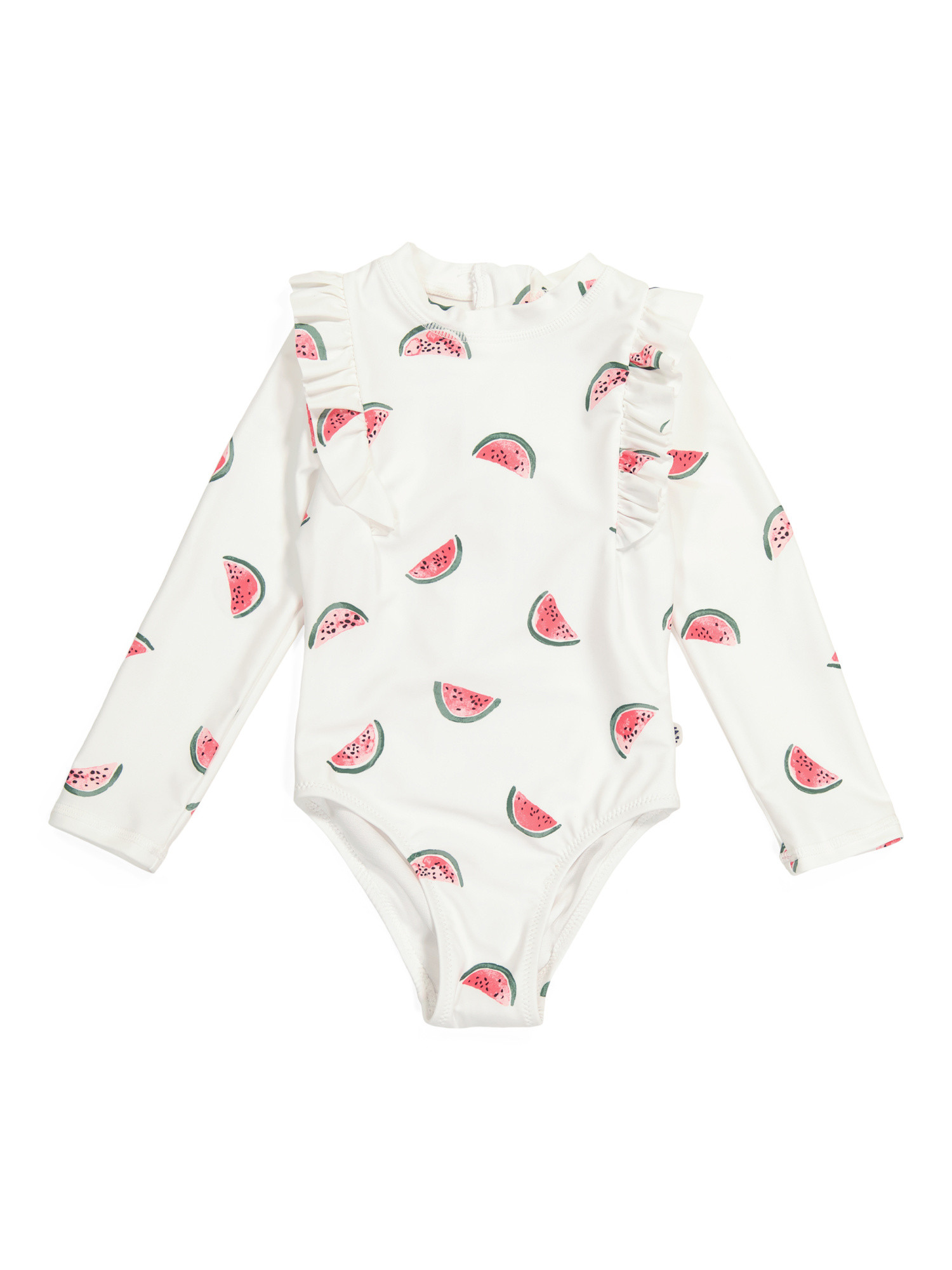 Girl Long Sleeve Watermelon Rash Guard One-piece Swimsuit | Marshalls