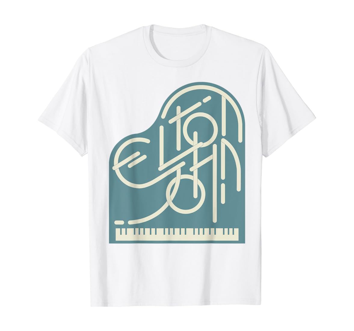 Elton John Official Piano Logo T-Shirt | Amazon (US)