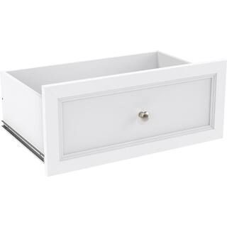 ClosetMaid Selectives 9.92 in. H x 23.46 in. W White Wood Drawer 54945 - The Home Depot | The Home Depot