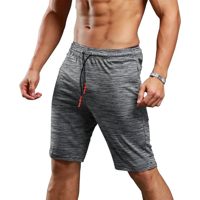 Gerlobal Men's Bodybuilding Gym Running Workout Shorts Active Training Shorts | Amazon (US)