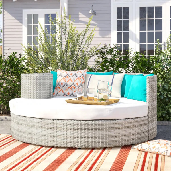 Waterbury Patio Daybed with Cushions | Wayfair North America