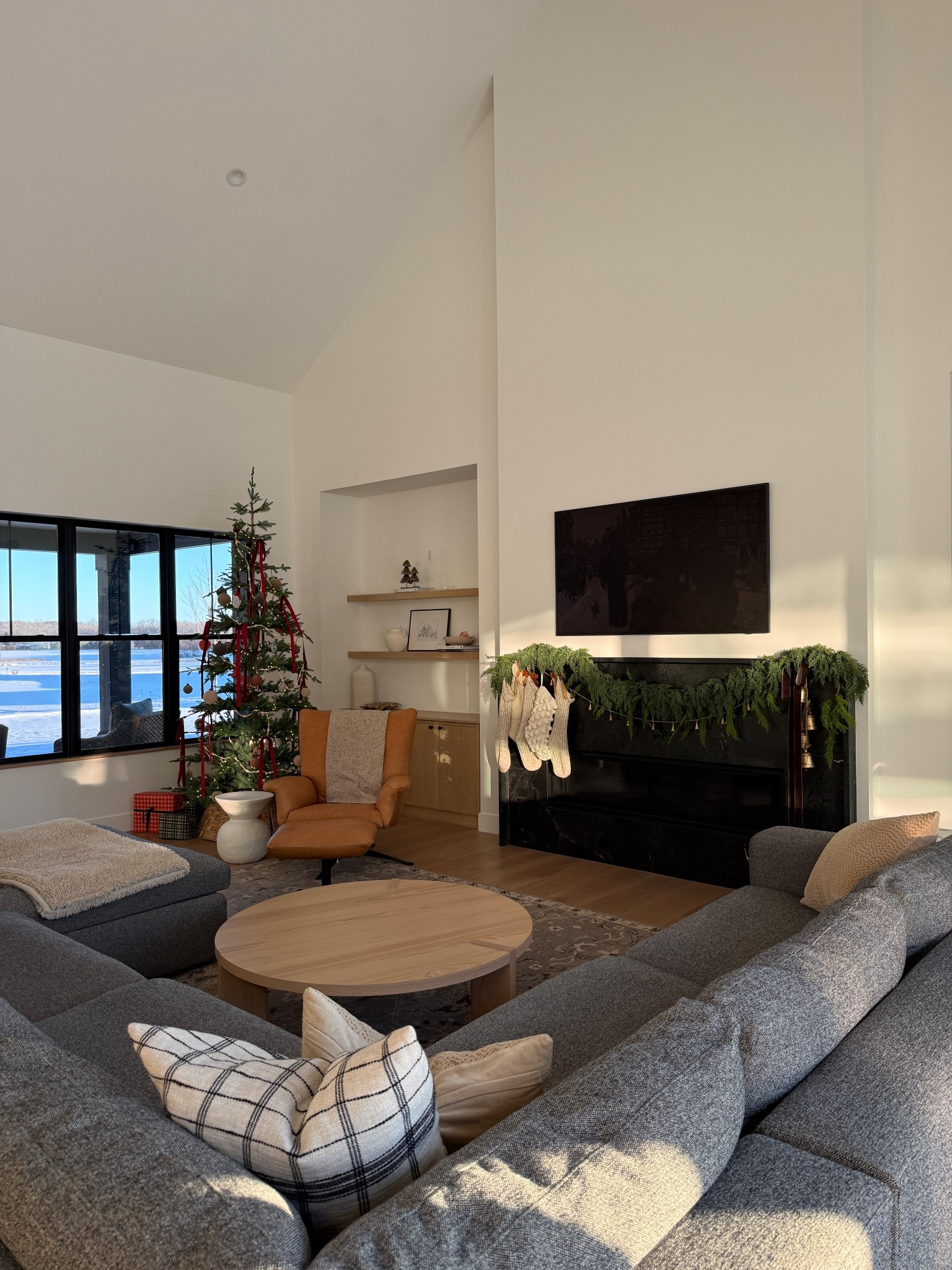 Our family loves our huge sectional!

The Baylor from Room & Board, fabric is Tatum Salt 

#LTKHome