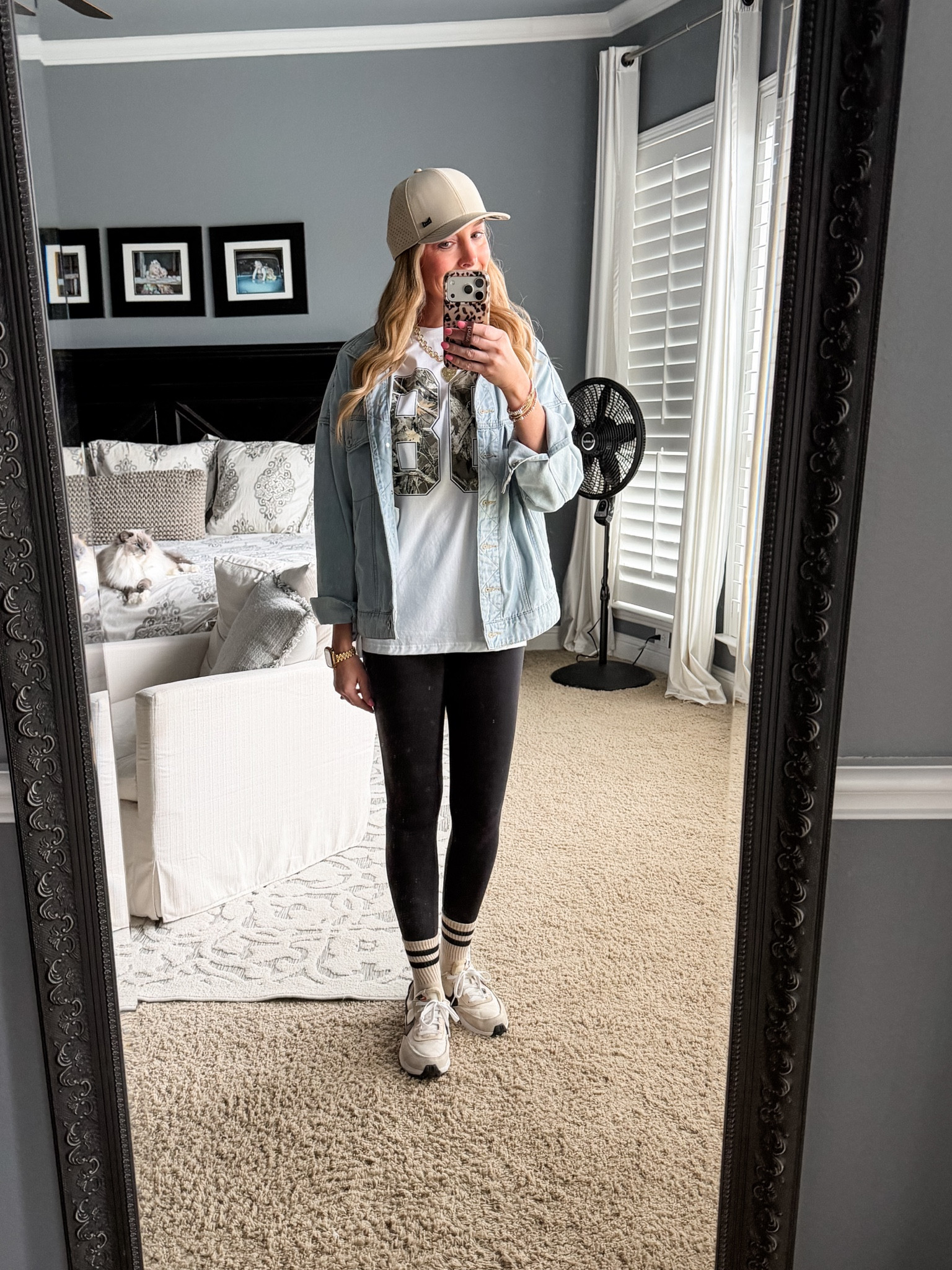 Loving this cute graphic tee paired with leggings. I’m wearing a small in the jacket and shirts and a size 4 in the leggings. 

Casual outfit | casual outfits | tshirt | graphic tee | leggings | sneakers | tennis shoes | denim jacket | jean jacket | spring outfits | Amazon | travel outfits 


#LTKootd #LTKmomlife #LTKSaleAlert