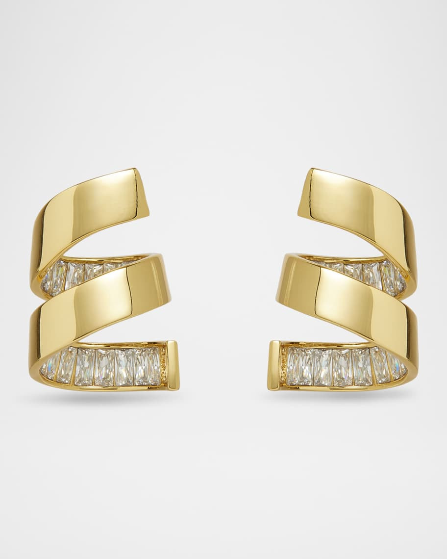 Lele Sadoughi Pirouette Spiral Earrings | Neiman Marcus