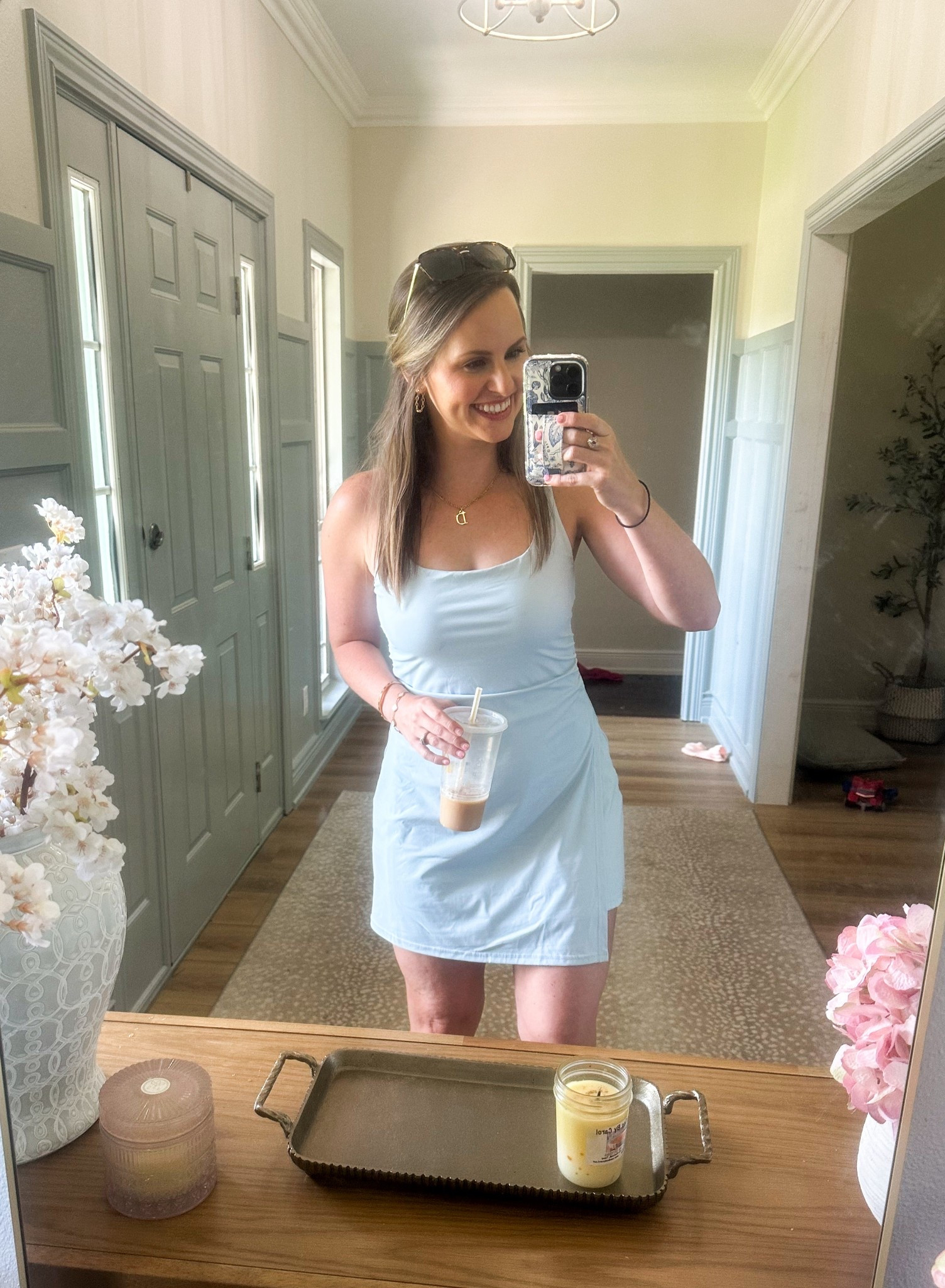 Absolutely loving this casual summer outfit!!! Cute active dress for pickleball, tennis, baseball games etc!! Perfect for my sports mamas or just as a cute summer look 

#LTKStyleTip #LTKActive #LTKSaleAlert