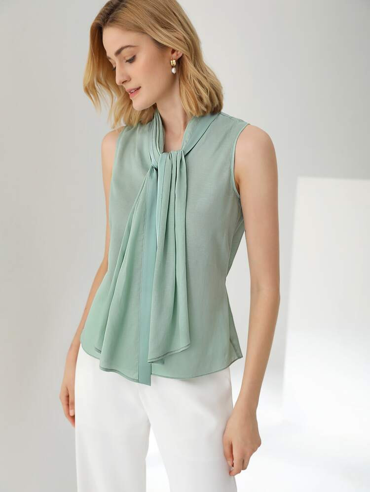 MOTF PREMIUM LINEN GATHERED TWO WAY WEAR TOP | SHEIN