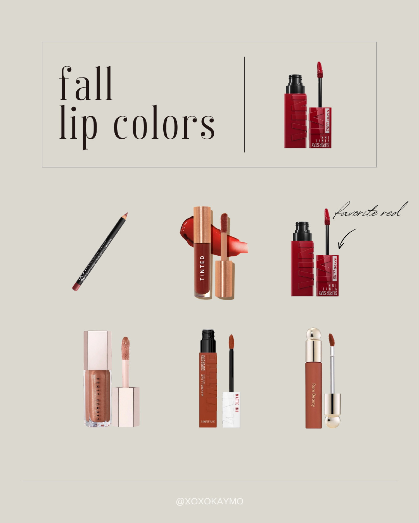 2025 fall lip colors! Perfect for fall 

#LTKbeauty #LTKSeasonal