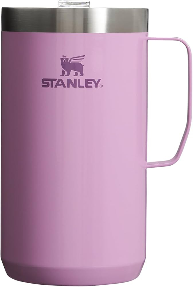 Stanley Stay-Hot Camp Mug 12 oz & 24 oz | Press Fit Drink Through Lid | Cup for Coffee, Tea and D... | Amazon (US)