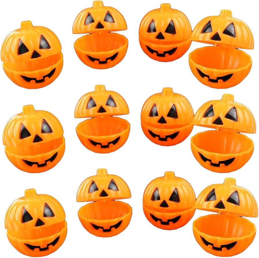 LUOEM 12pcs Halloween Pumpkin Candy Box Mini Package Treat Container Gift Boxes Halloween Mini Gi... | Amazon (US)