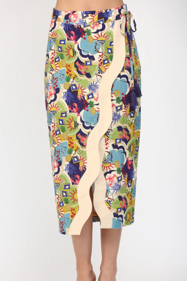 Christina Wave Wrap Skirt | MTT Collective