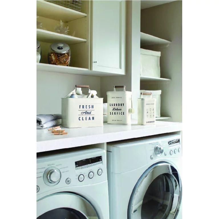 Better Homes & Gardens Small Laundry Detergent Holder,Metal Laundry Caddy,Metal Detergent Storage... | Walmart (US)