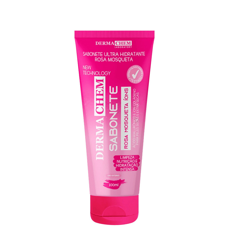 Sabonete Facial Rosa Mosqueta Dermachem | Beleza Na Web (BR)