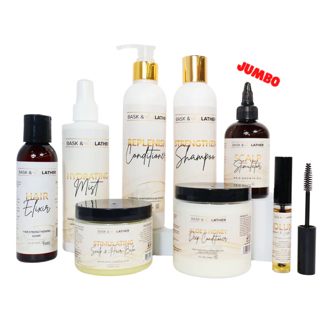 🔥HOT DEAL- Ultimate Healthy Hair Care Bundle - Limited Edition | Bask and Lather Co