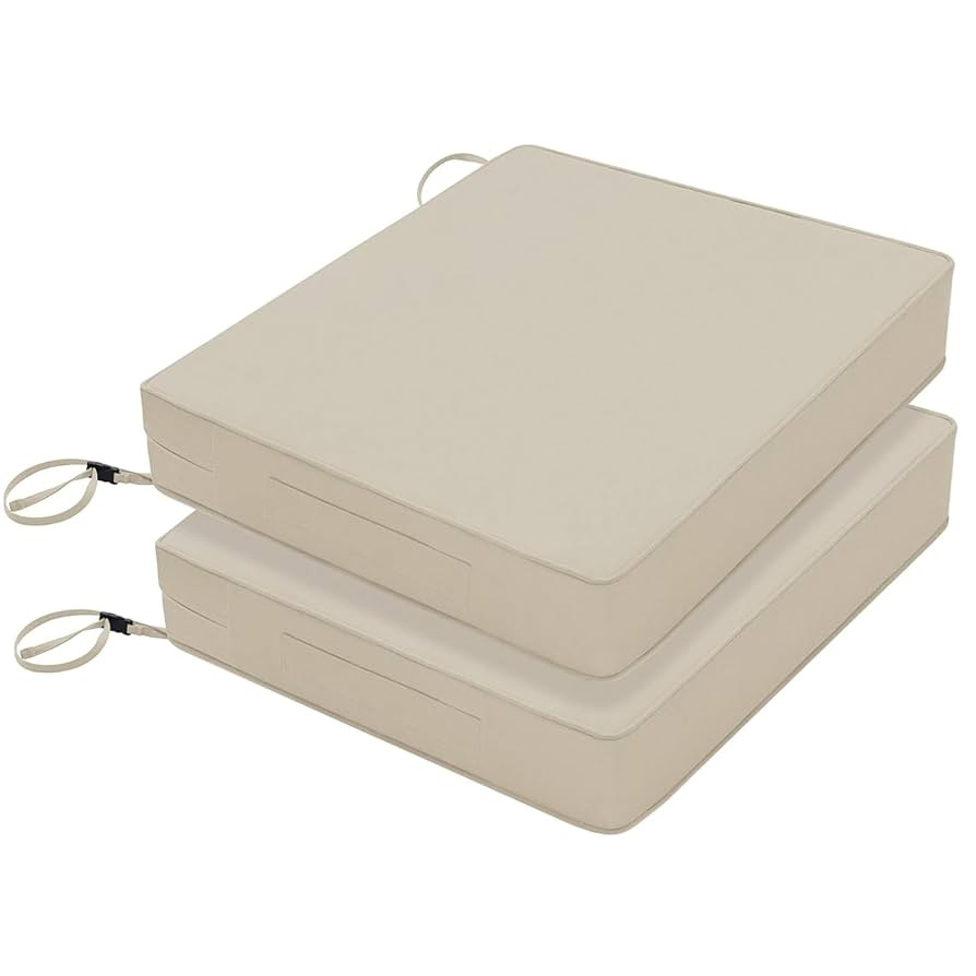 Favoyard Patio Chair Cushions 18.5 x 16 x 3 Inch Waterproof Outdoor Seat Cushions for Patio Furni... | Amazon (US)