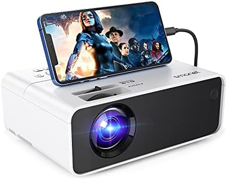 Movie Projector, SMOENT 1080P HD Projector 7500L Home Projector Video TV Projector Mini Portable ... | Amazon (US)
