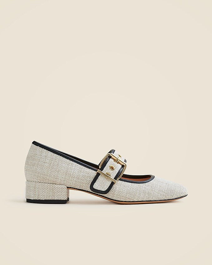 Teagan Mary Jane heels in Spanish canvas | J. Crew US